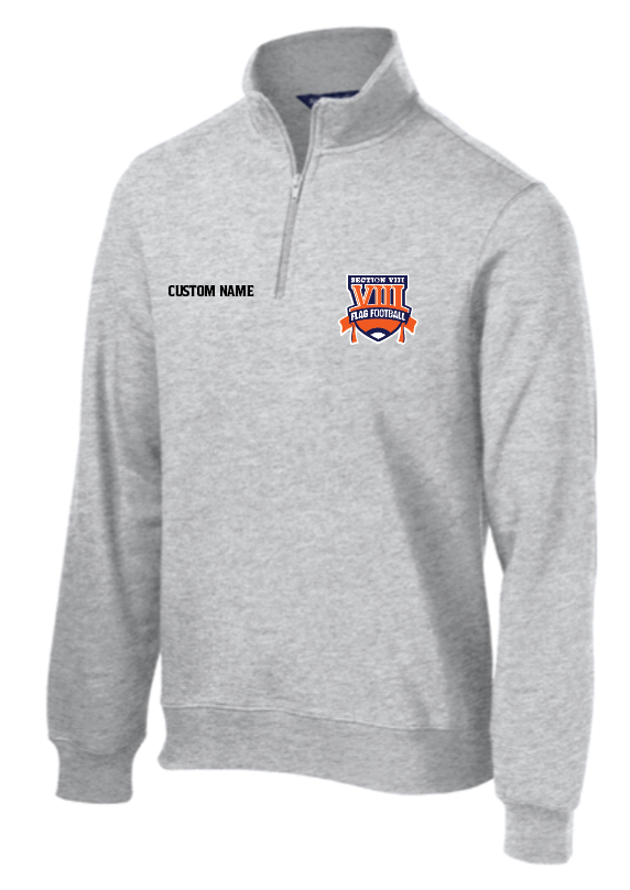 NASSAU COUNTY FLAG COACHING ASSOCIATION Embroidered 1/4 zip sweatshirt