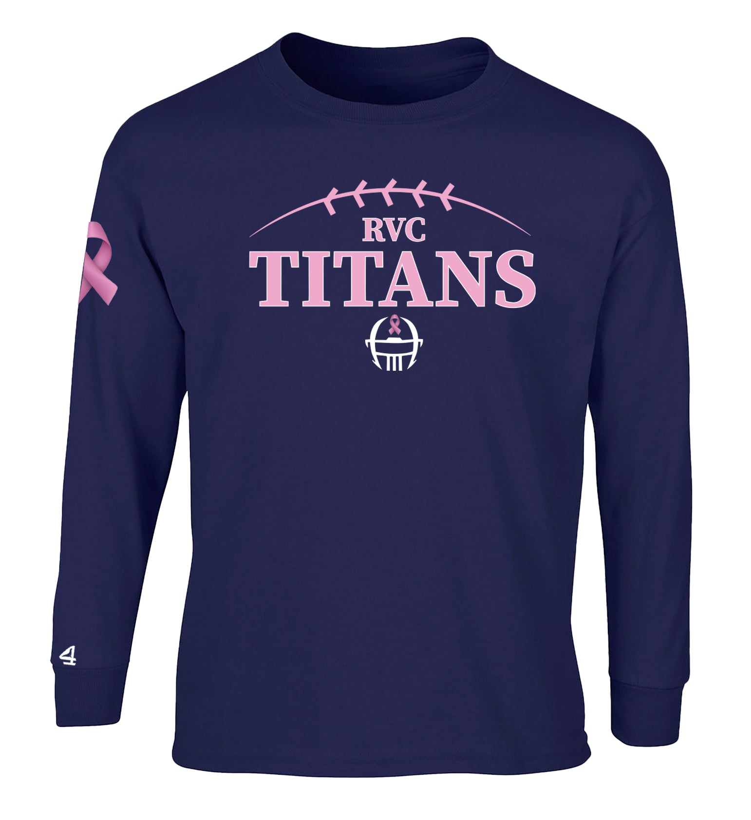Titans Awareness Customizable Long Sleeve T Shirt Youth & Adult Size