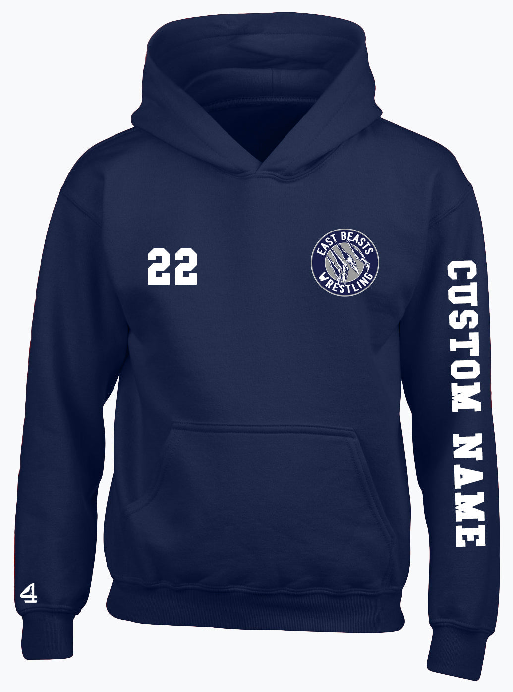 East Beasts Wrestling Hoodies