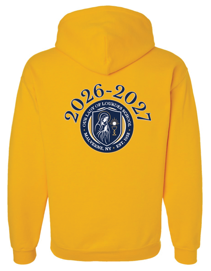 OUR LADY OF LOURDES 26-27 HOODIE 18500
