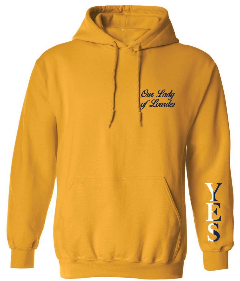 OUR LADY OF LOURDES 26-27 HOODIE 18500