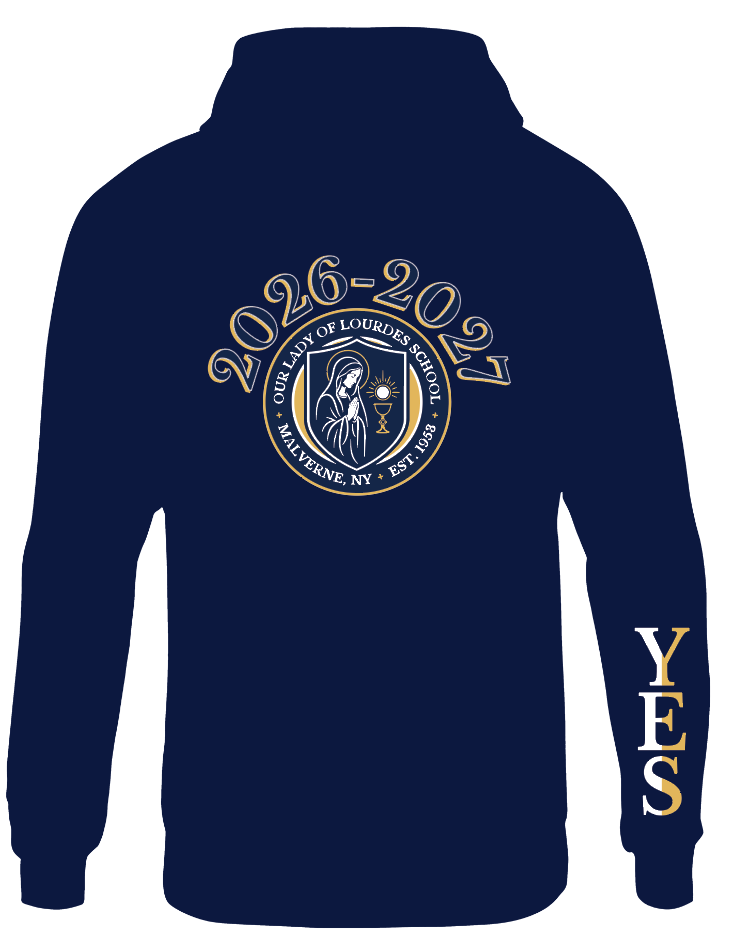 OUR LADY OF LOURDES 26-27 HOODIE 18500