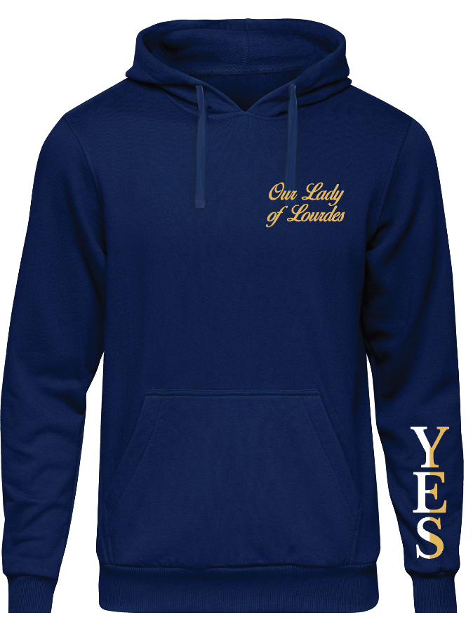 OUR LADY OF LOURDES 26-27 HOODIE 18500
