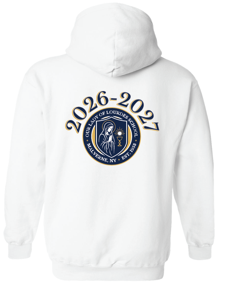 OUR LADY OF LOURDES 26-27 HOODIE 18500
