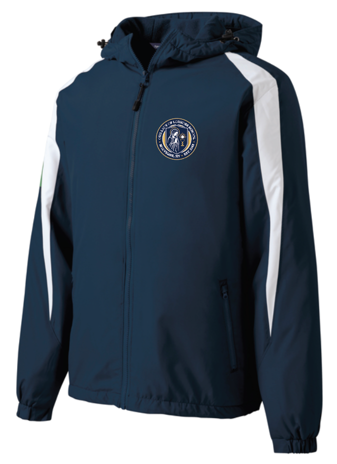 OUR LADY OF LOURDES PRINTED FLEECED LINED JACKET JST81