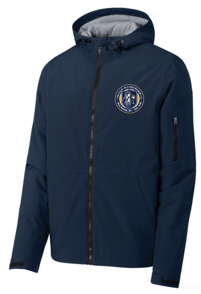 OUR LADY OF LOURDES PRINTED WATERPROOF INSULATED JACKET ST56