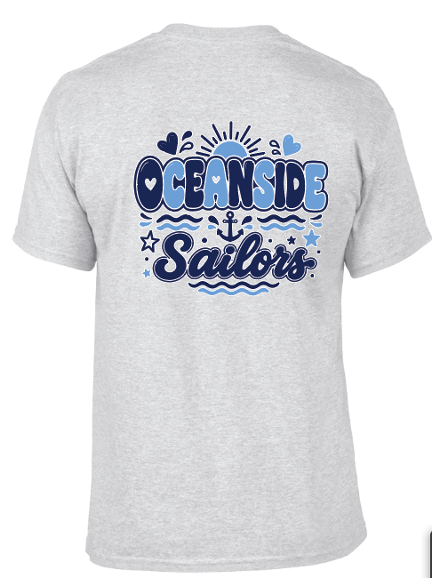 OCEANSIDE 6TH GRADE FUNDRAISER T-SHIRT DESIGN 1