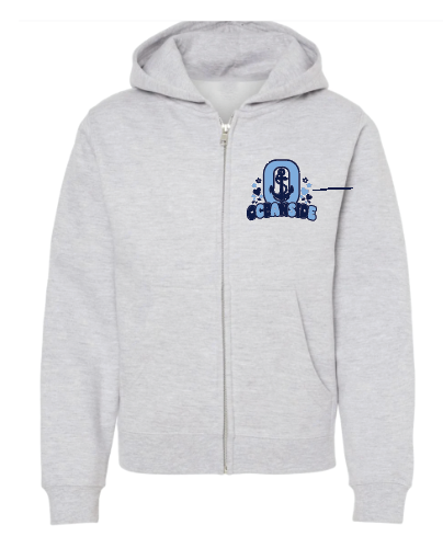 OCEANSIDE 6TH GRADE FUNDRAISER YOUTH FULL ZIP HOODIE DESIGN 1