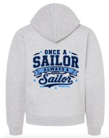OCEANSIDE 6TH GRADE FUNDRAISER YOUTH FULL ZIP HOODIE DESIGN 2