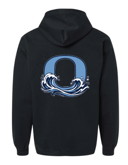 OCEANSIDE SCHOOL 8 WAVE FULL ZIP HOODIE