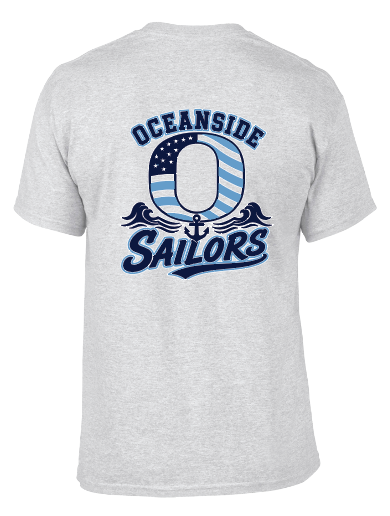 OCEANSIDE SCHOOL 8 BLUE SAILORS T-SHIRT