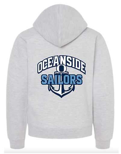 Oceanside School 9E Youth Full zip Hoodie