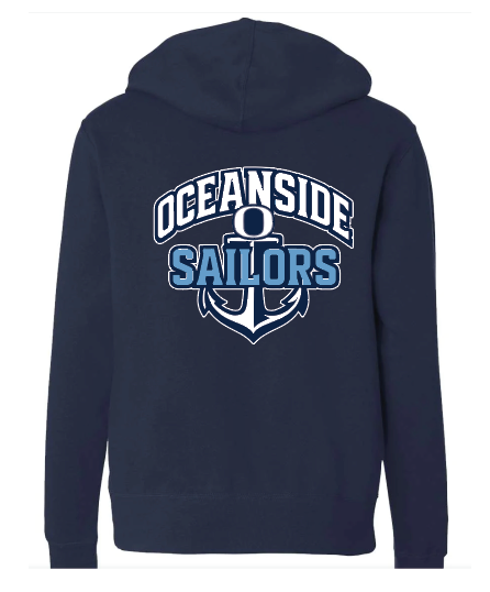Oceanside School 9E Full zip Hoodie