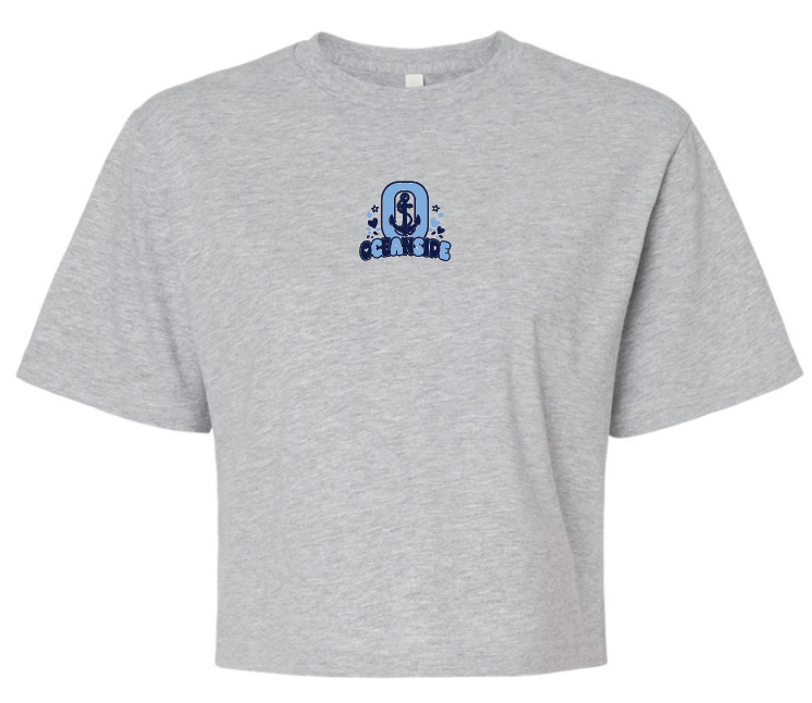 OCEANSIDE 6TH GRADE FUNDRAISER WOMEN'S BOXY T-SHIRT DESIGN 1