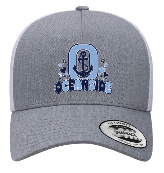 OCEANSIDE 6TH GRADE FUNDRAISER PRINTED TRUCKER HAT DESIGN 1
