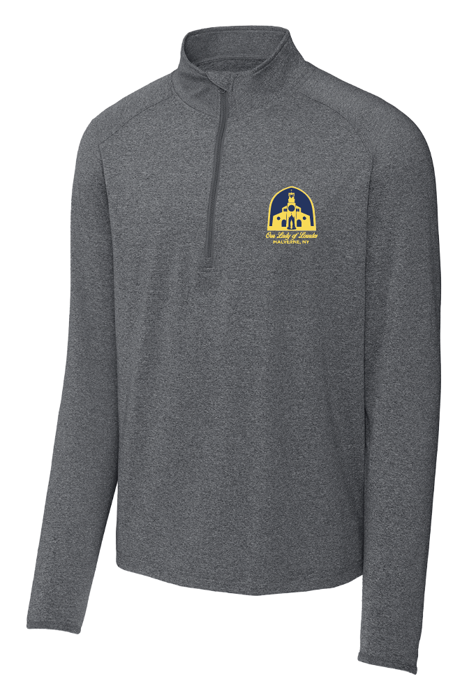 OUR LADY OF LOURDES Embroidered 1/4 Zips