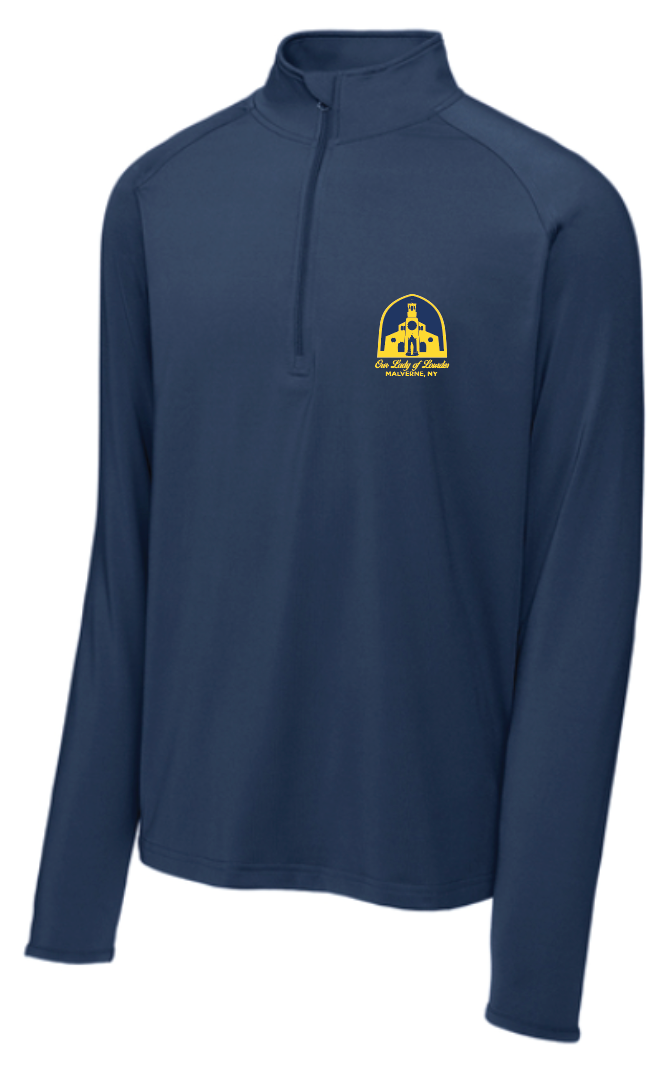 OUR LADY OF LOURDES Embroidered 1/4 Zips