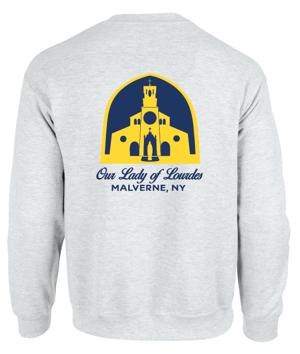 OUR LADY OF LOURDES CREWNECK