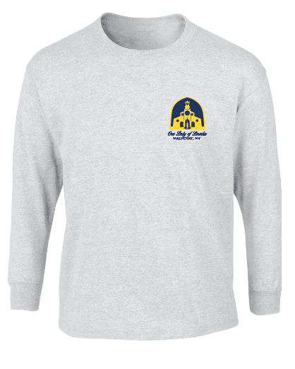 OUR LADY OF LOURDES LONGSLEEVE TSHIRT