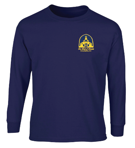 OUR LADY OF LOURDES LONGSLEEVE TSHIRT