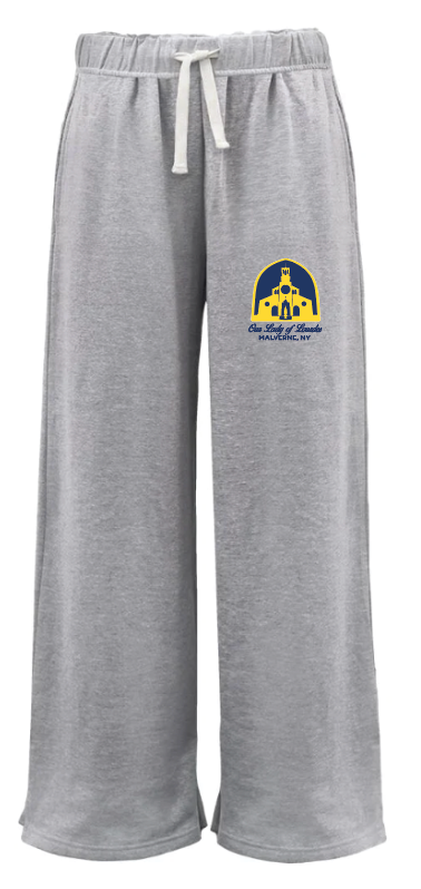 OUR LADY OF LOURDES WOMEN'S WIDE LEG SWEATPANTS