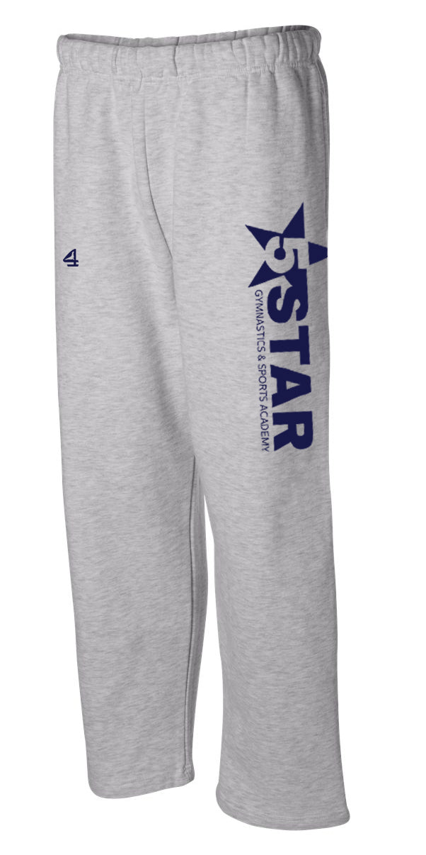 5 Star Gymnastics Adult Open-Bottom Sweatpant