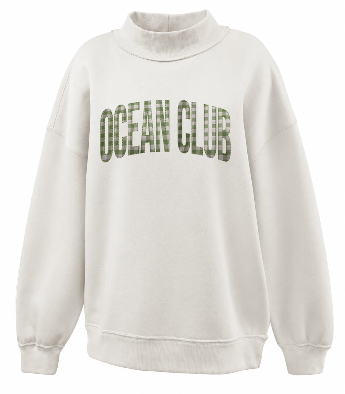 The Ocean Club Cream Printed Mockneck (AVAILABLE July 15)
