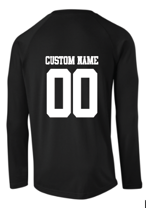 PLAINEDGE FLAG FOOTBALL Dri-Fit Long Sleeve Tee
