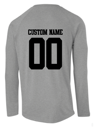 PLAINEDGE FLAG FOOTBALL Dri-Fit Long Sleeve Tee