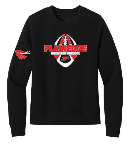 PLAINEDGE FLAG FOOTBALL Women's Crewneck Sweatshirt