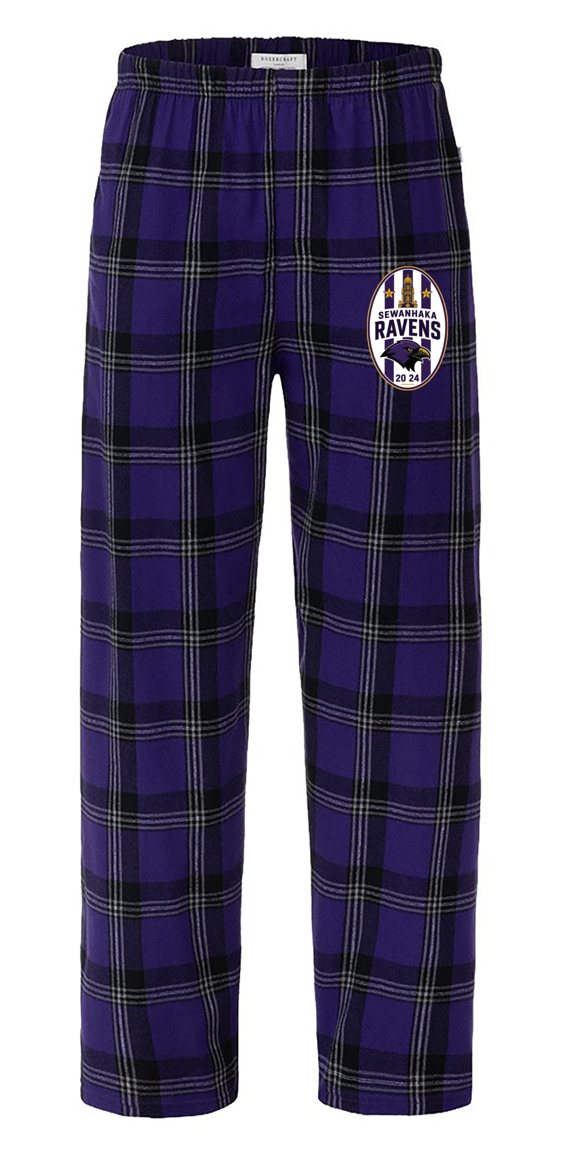 SEWANHAKA RAVENS BOYS SOCCER FLANNEL PANTS bm6624 / BY6624
