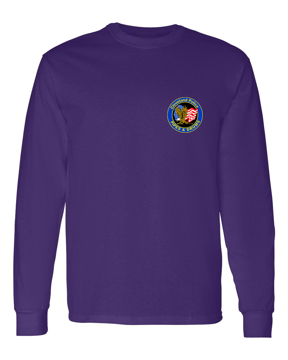 CLEVELAND POLICE PIPES AND DRUMS Long Sleeve shirt