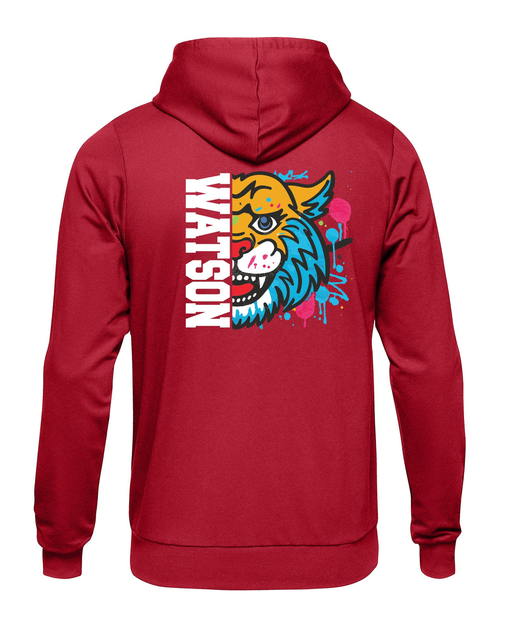 WATSON ELEMENTARY WILDCATS Color Splash Hoodie