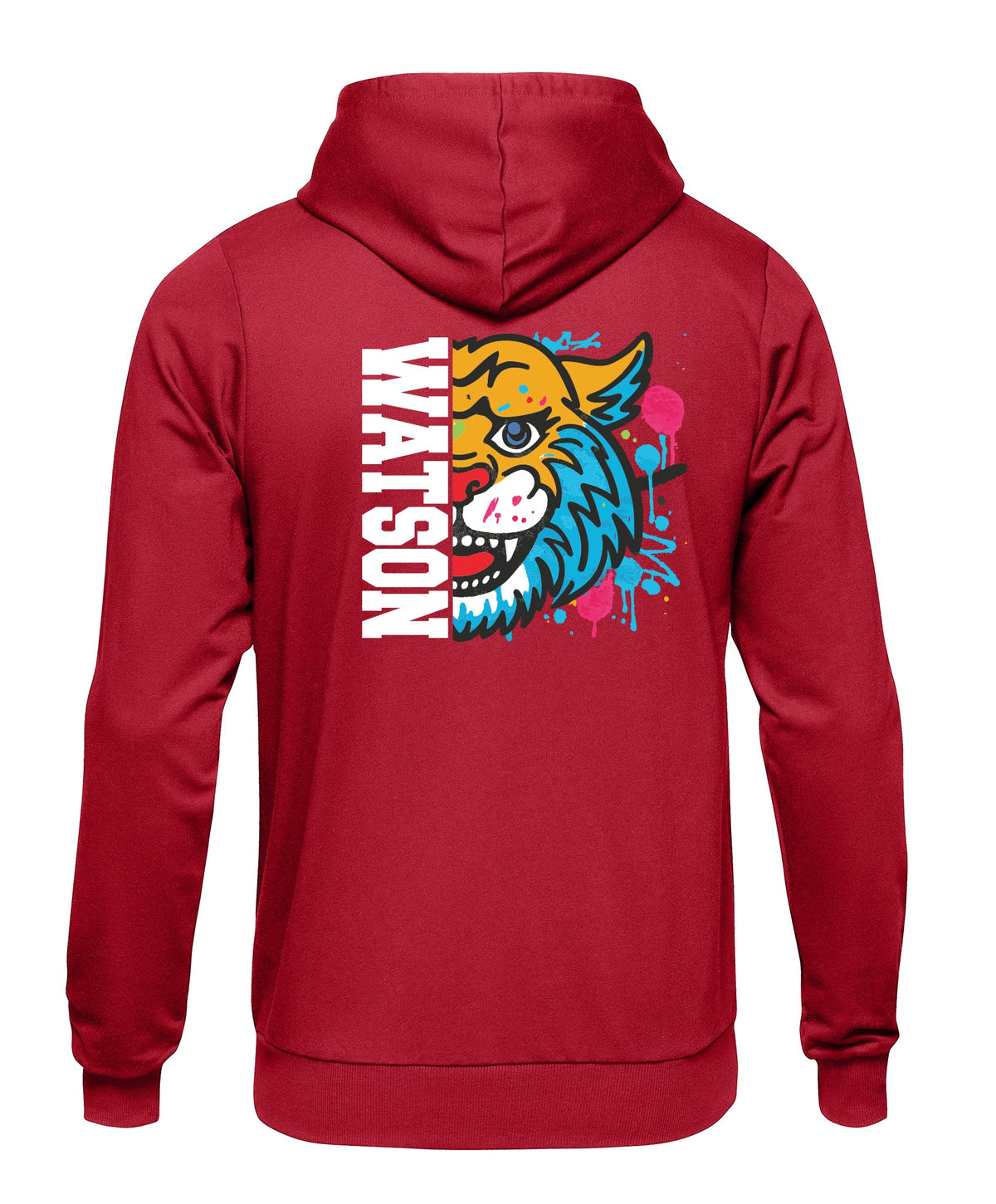 WATSON ELEMENTARY WILDCATS Color Splash Hoodie