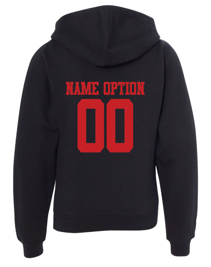 Plainedge Red Devils Flag Football Hoodie