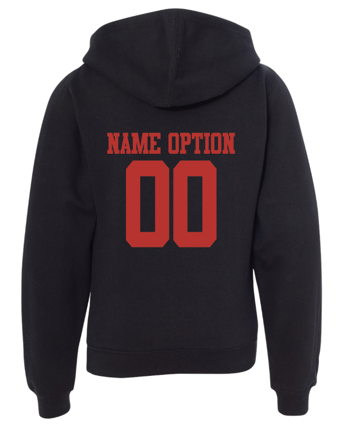 Plainedge Red Devils Flag Football Hoodie