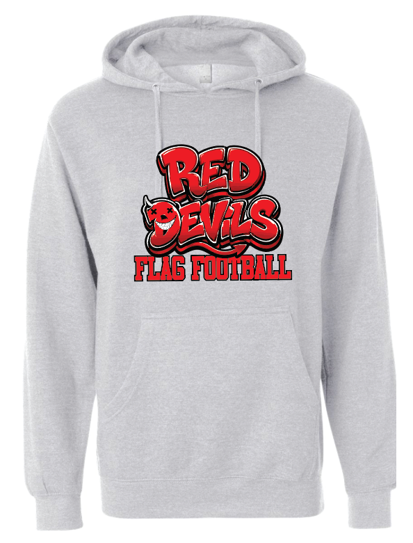 Plainedge Red Devils Flag Football Hoodie