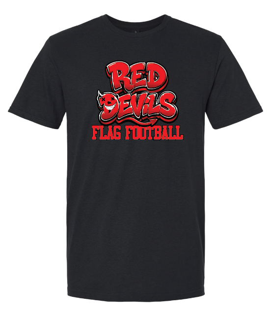 Plainedge Red Devils Flag Football T-shirt