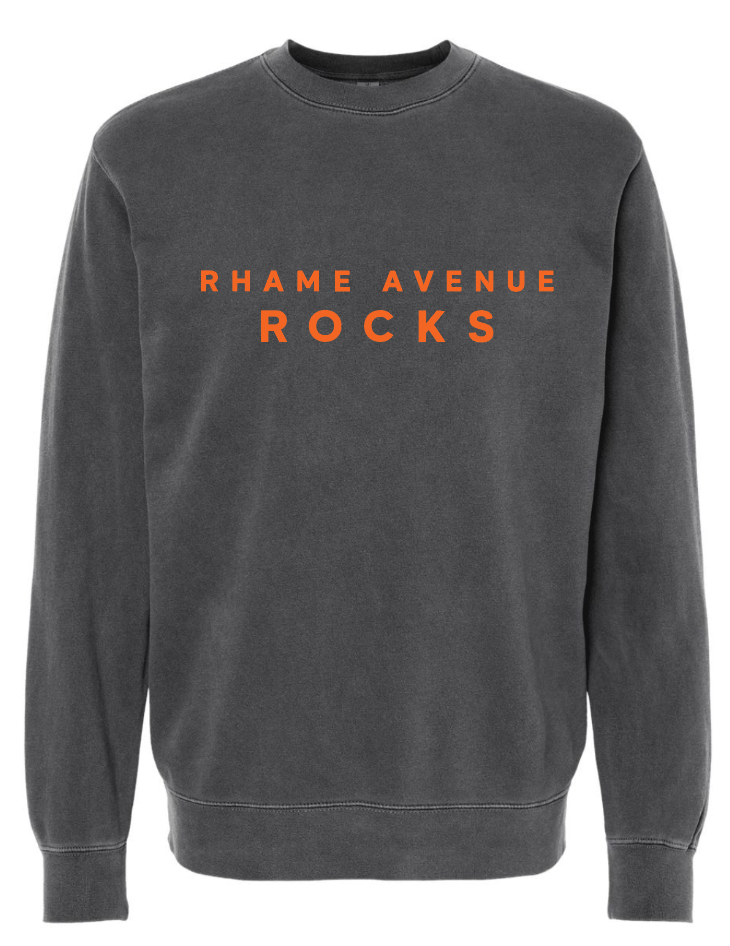 Rhame Ave Rocks Midweight Pigment-Dyed Crewneck PRM3500