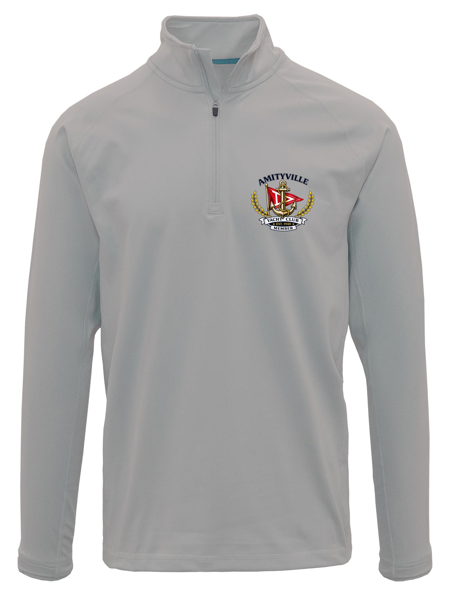 Amityville Yacht Club UPF 15+ PRINTED MEN'S 365 QUARTER-ZIP