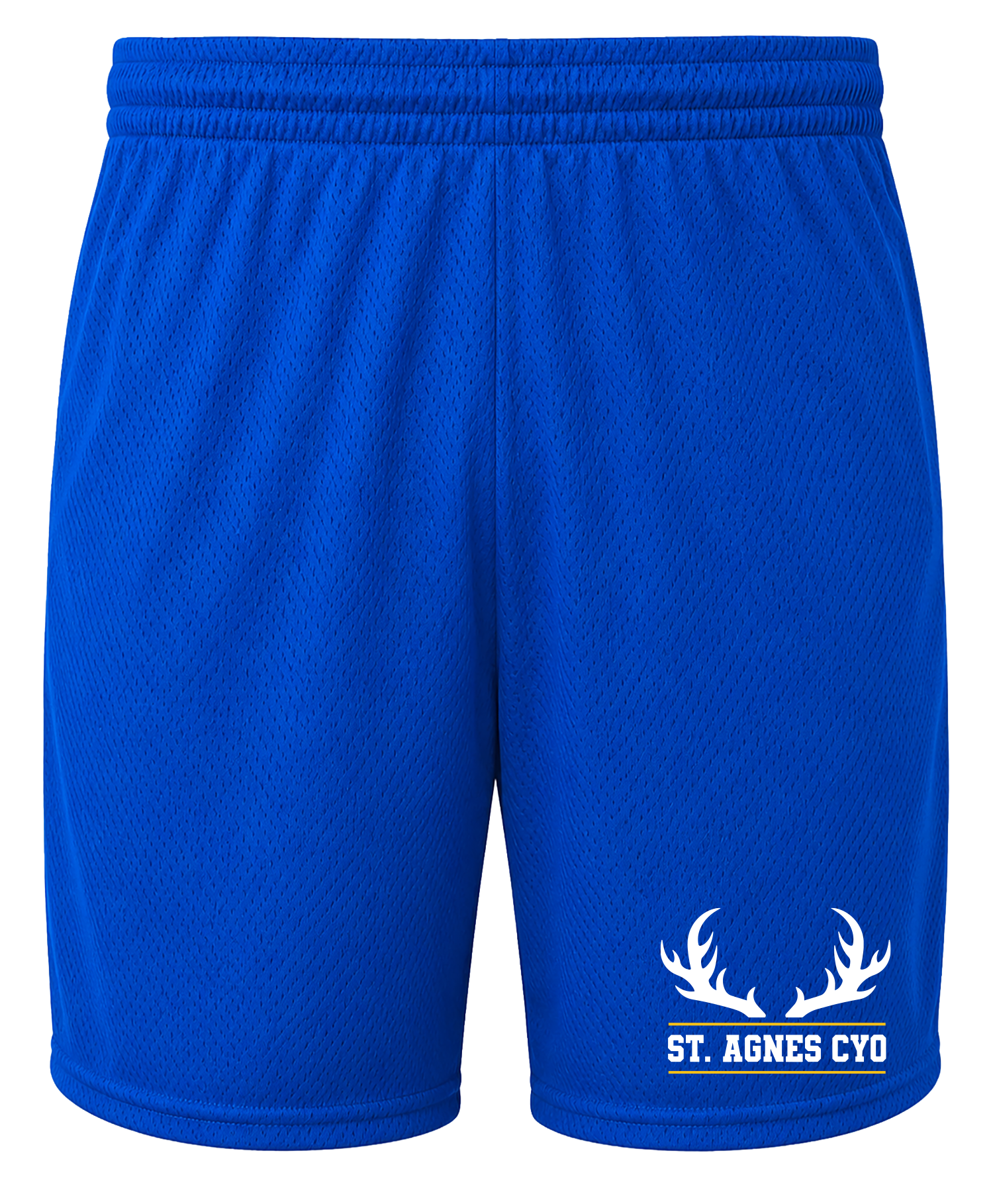 ST AGNES BASKETBALL 7 INCH MESH SHORTS W/ POCKETS
