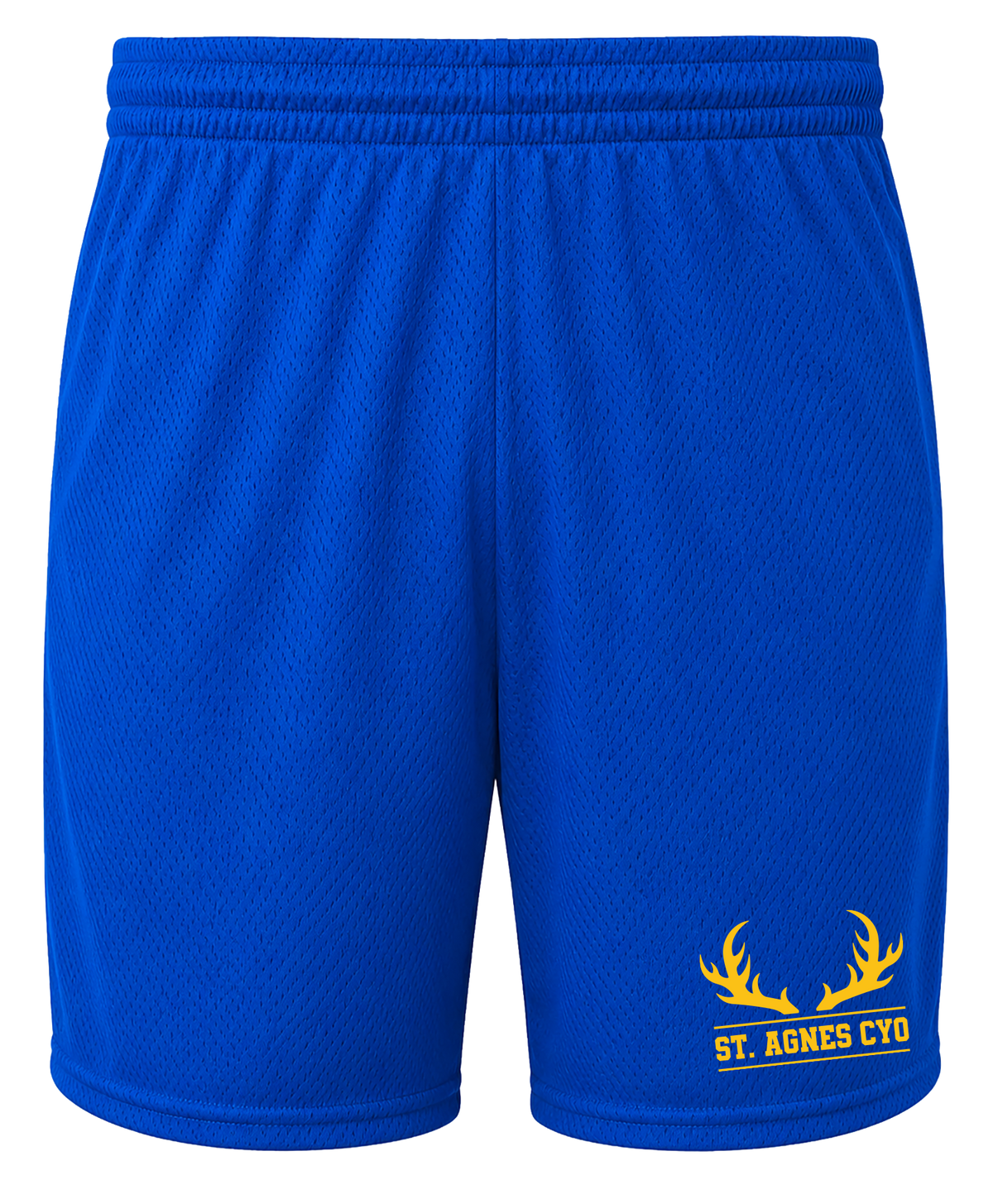 ST AGNES BASKETBALL 7 INCH MESH SHORTS W/ POCKETS