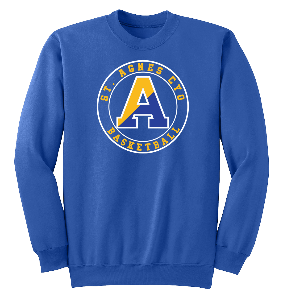 ST AGNES BASKETBALL crewneck sweater