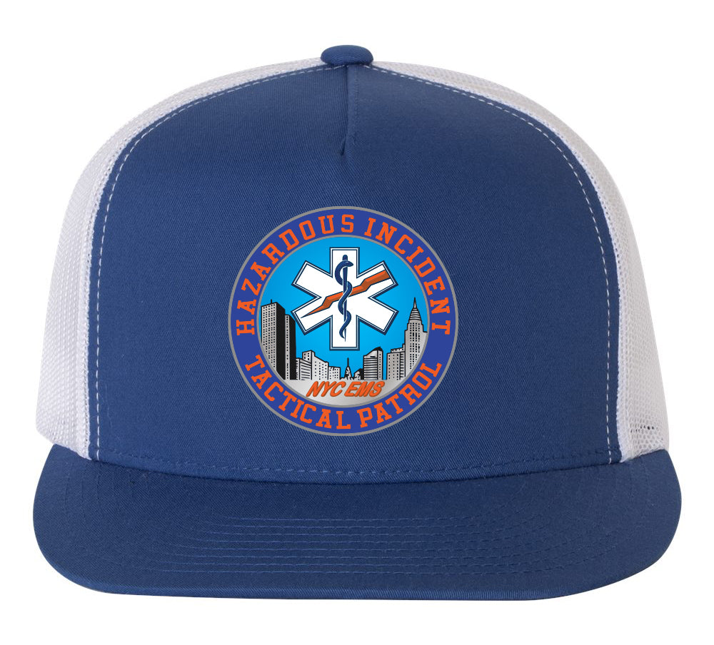 NYC HAZARD INCIDENT TACTICAL PATROL Embroidered Trucker Hat