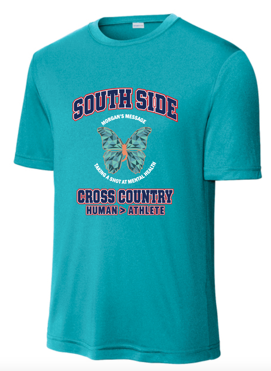 RVC CROSS COUNTRY MORGANS MESSAGE PEFORMANCE T-SHIRT ST350