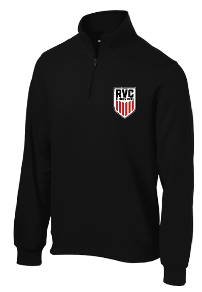 RVC Soccer Club printed 1/4 zip sweatshirt