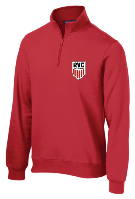 RVC Soccer Club printed 1/4 zip sweatshirt