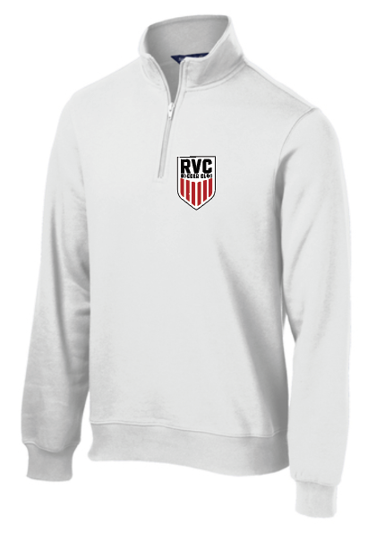 RVC Soccer Club printed 1/4 zip sweatshirt