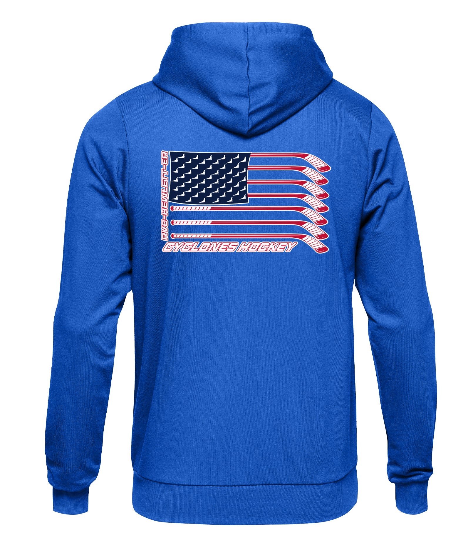 ROCKVILLE CENTRE HEWLETT E.R. HOCKEY Flag Hoodie
