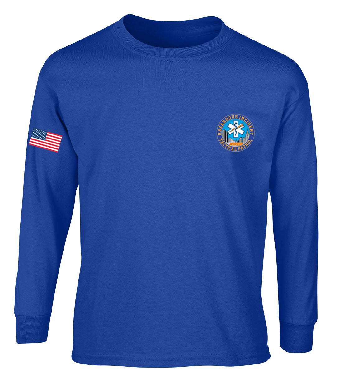 NYC HAZARD INCIDENT TACTICAL PATROL Long Sleeve Graphic Tee